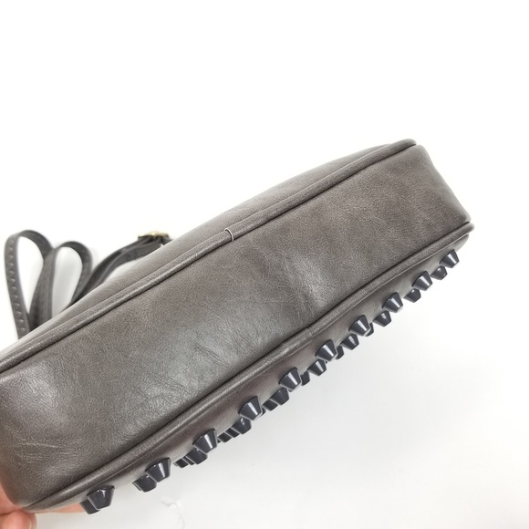 Hammered Stud front cross body rectangle bag - Picture 8 of 8